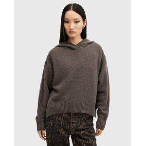 AllSaints Ines Recycled Cashmere Wool Blend Hoodie